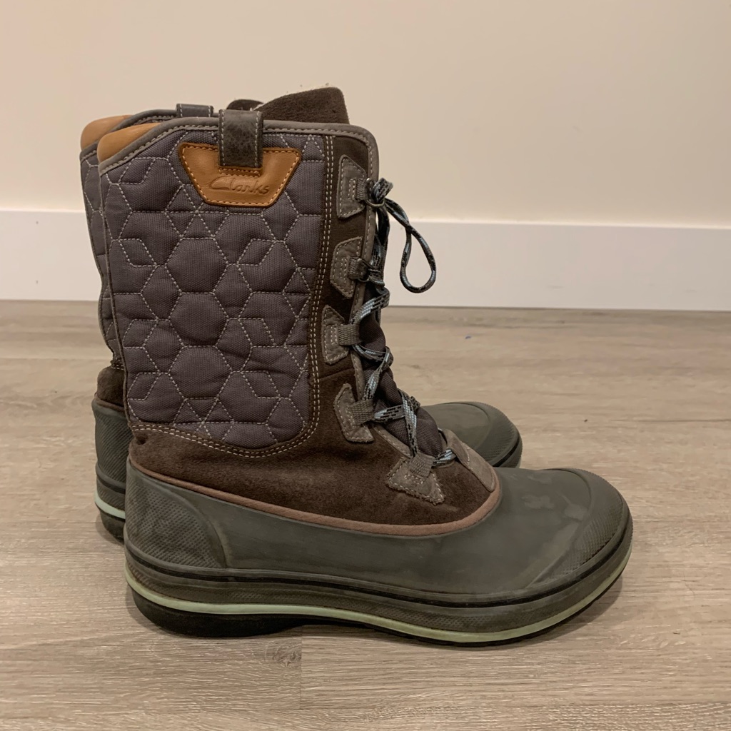 Clarks Thinsulate Winter Lace Up Boots Size 9